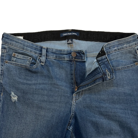 Calvin Klein Jeans Mid Rise Skinny Made with Repreve, Women’s, Blue, Sz 18 W - Picture 6 of 12
